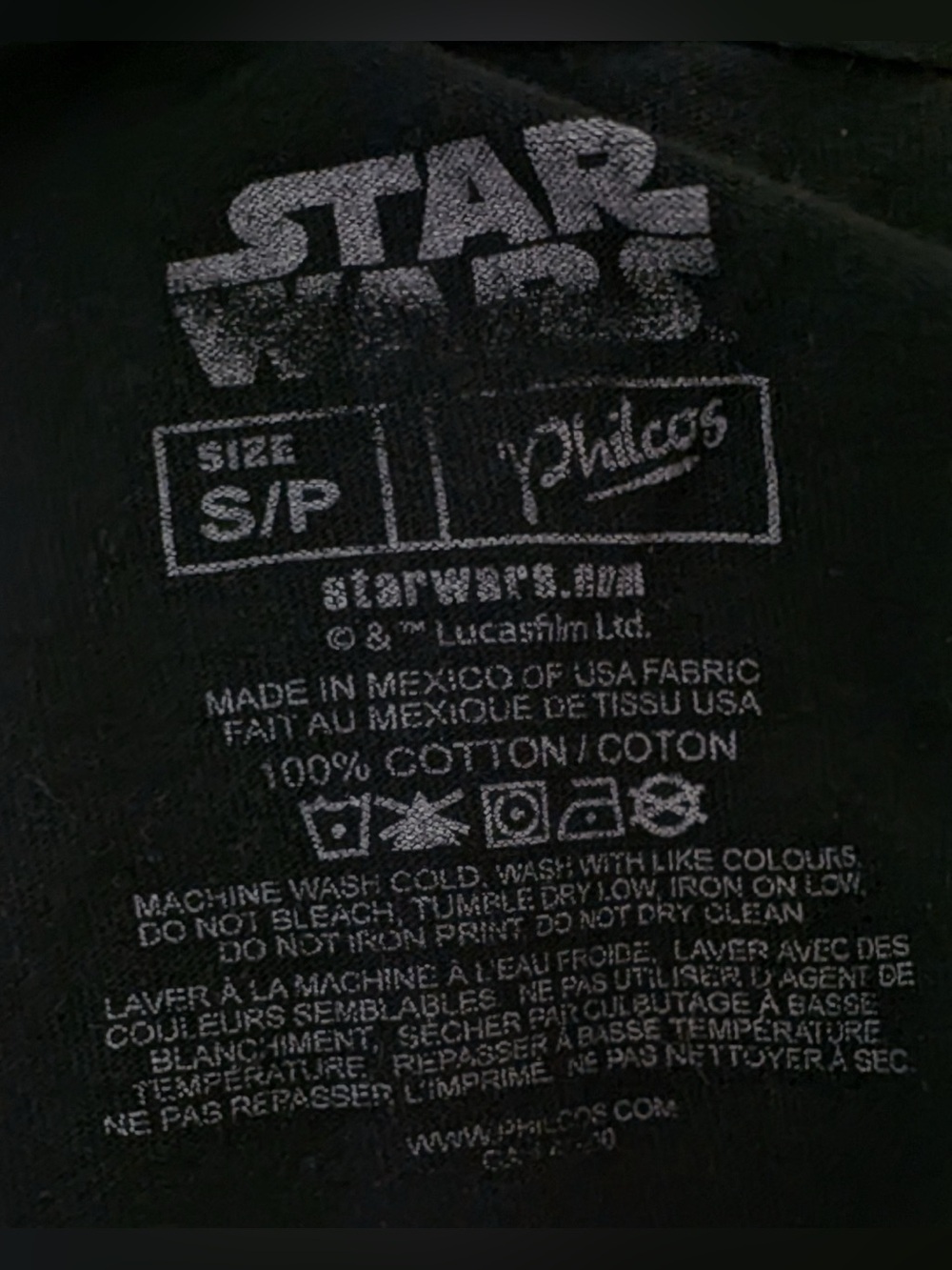 100% Cotton Distressed Star Wars Men’s Tee Size S The Empire Strikes Back Vader - Picture 3 of 10